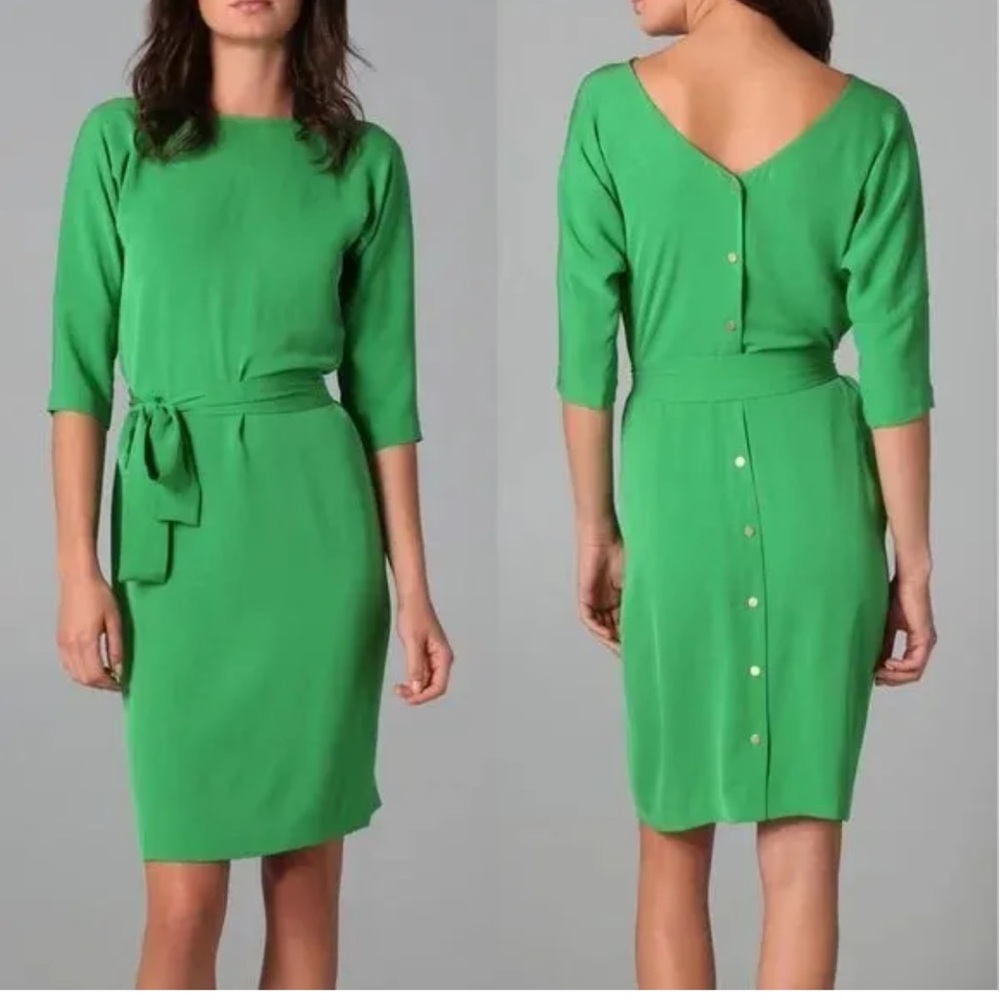 Diane Von Furstenberg Maje Green Dress